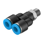 Conexão rápida roscada em Y QSY-1/8-8