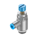 Válvula reguladora de fluxo unidirecional GRLA-3/8-QS-6-RS-D