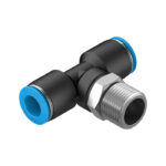 Conexão rápida roscada em T QST-3/8-10