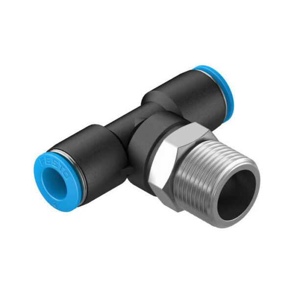 Conexão rápida roscada em T QST-3/8-8