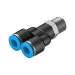 Conexão rápida roscada em Y QSY-1/4-8