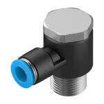 Conexão Rápida Em L Roscada QSLV-3/8-8