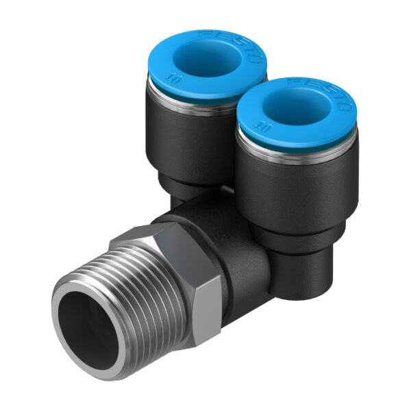 Conexão Rápida Roscada Em Y QSYL-3/8-10