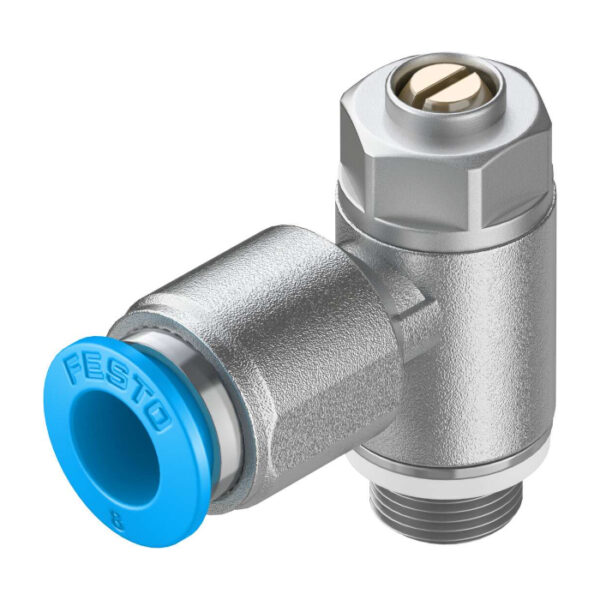 Válvula Reguladora De Fluxo Unidirecional GRLZ-1/8-QS-8-D