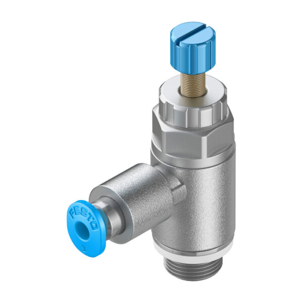 Válvula Reguladora De Fluxo Unidirecional GRLA-1/8-QS-3-RS-D