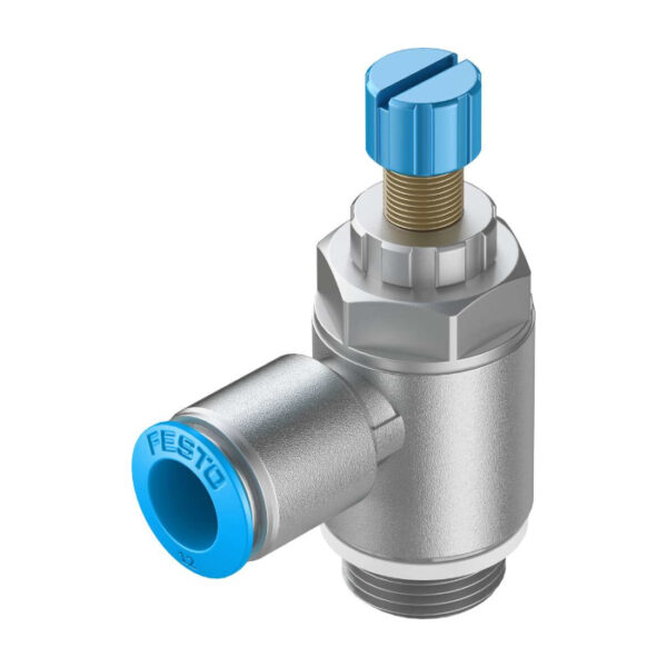 Válvula Reguladora De Fluxo Unidirecional GRLA-1/2-QS-12-RS-D