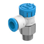 Válvula Reguladora De Fluxo Unidirecional VFOE-LE-T-R18-Q6